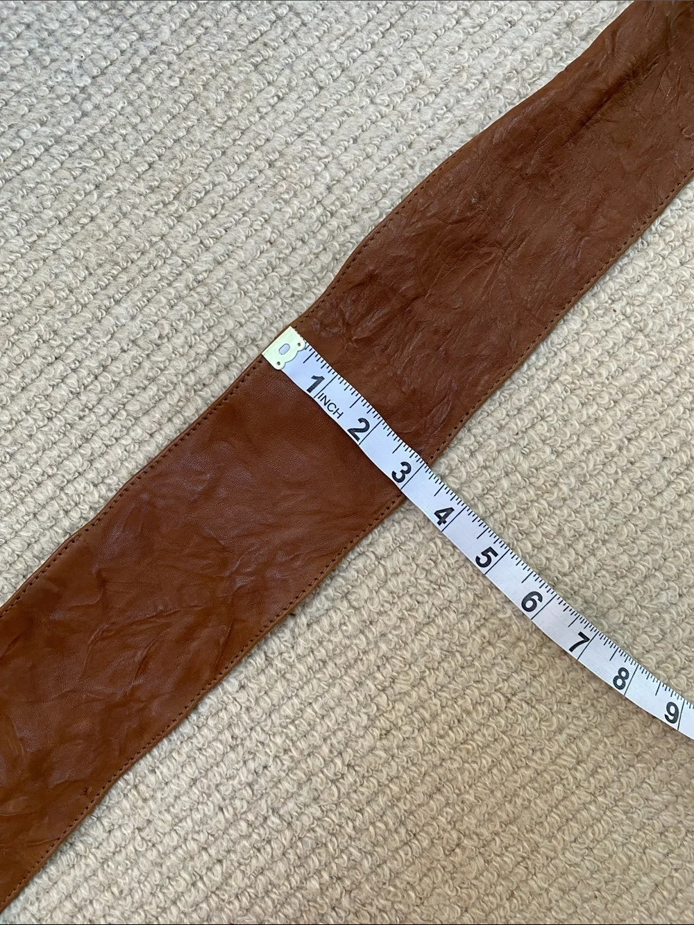 Streets Ahead Genuine Brown Leather Belt